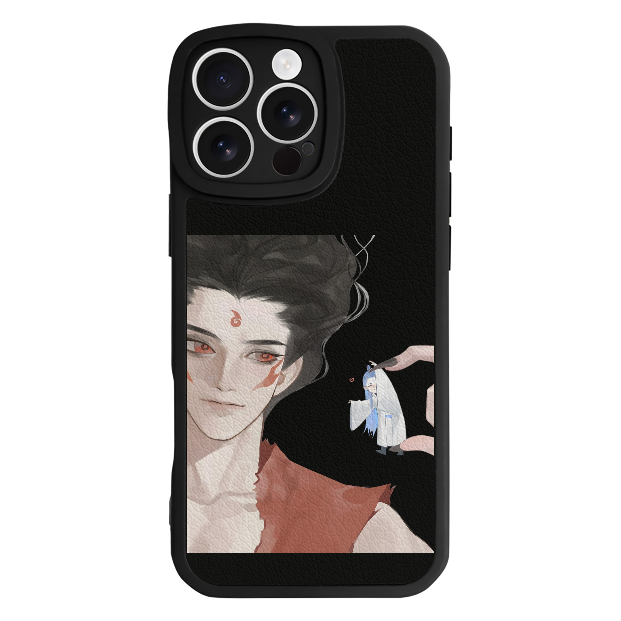 （画像用） Ne Zha 2 ナタ 魔童の大暴れ 【iPhone 16シリーズ対応】シリコンスマホケース（レザー調） 材質：シリコン